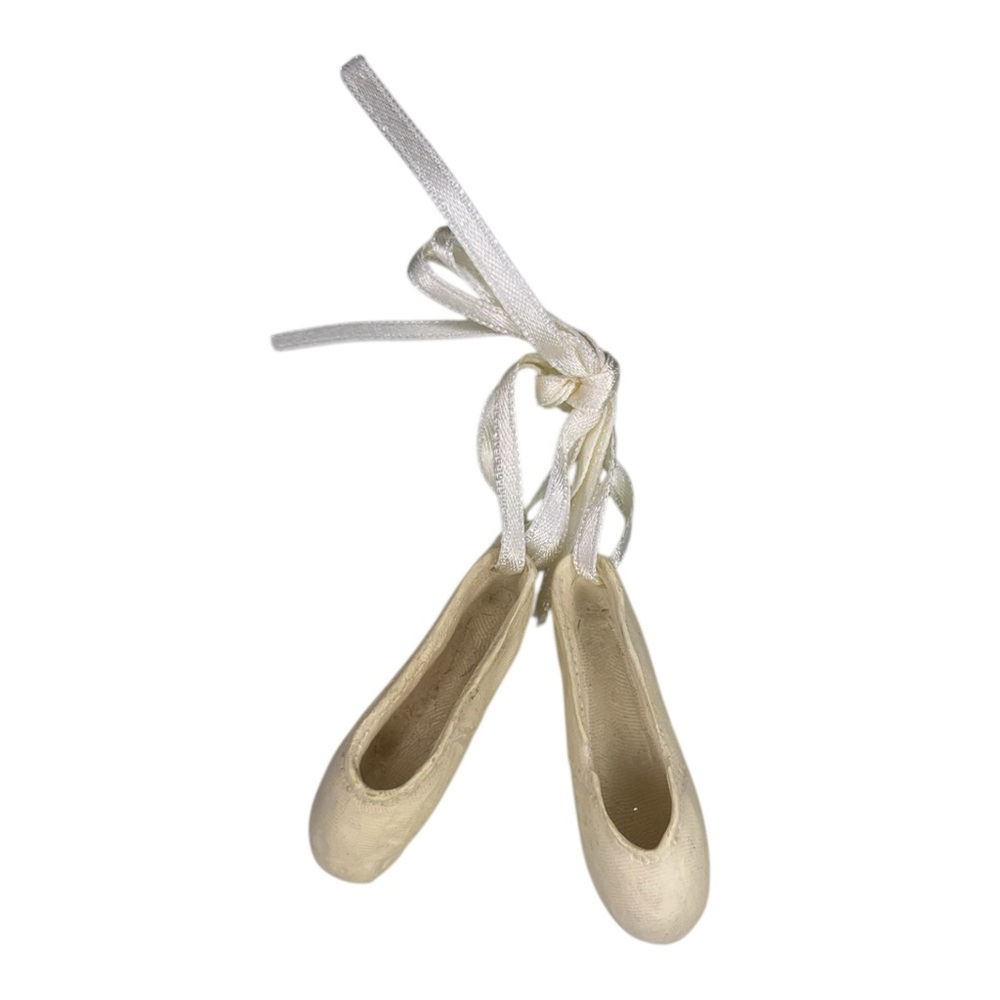 Small Ceramic Ballet Shoes Ornament Decor Dainty Soft Girl